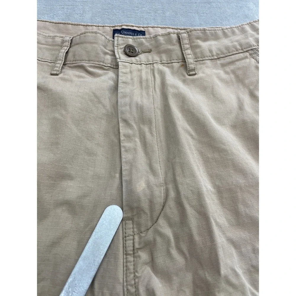 Levi's Cargo Shorts Men Tan Ripstop Utility Outdoor Shorts